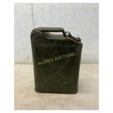 Metal Jerry Can with Embossed ï¿½USï¿½ Marking