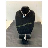 Tiffany & Co. 925 Silver Necklace and Bracelet Set