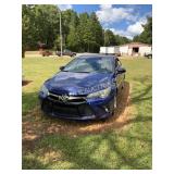 2017 Toyota Camry SE in Blue Exterior Finish