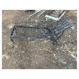 Metal Outdoor Chaise Lounge Frame with Wheels