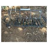 Wrought Iron Folding Outdoor Bench Frame
