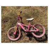 Pink Childrenï¿½s Bicycle with Training Wheels