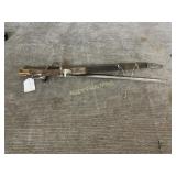 Two Bayonets with Scabbard and Metal Tip