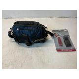 Blue Camera Bag with Swiss Army Knife Set