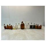 18 Glass Bottles and Jugs