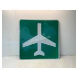 Reflective Airport Directional Road Sign
