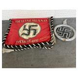 German Flag and Eagle Ring Emblem