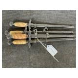 Four Ornamental Daggers with Sheaths