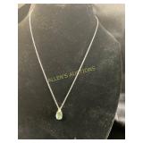 Stainless Steel Necklace with 925 Pendant