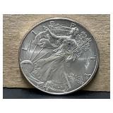 2004 Uncirculated American Silver Eagle Coin