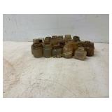 30 Small Glass Jars in Assorted Styles