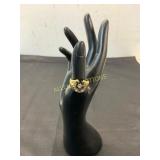 14 KT Gold-Plated Ring, Size 9 1/2