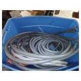 Tote of Rubber Hoses for AC Units