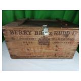 Berry Bros. & Rudd Wooden Wine Crate