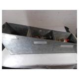 Galvanized Metal Organizer with Pipe Fittings