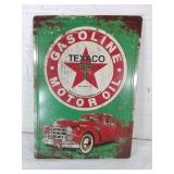 Texaco Gasoline Advertising Metal Sign