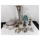 Silver Plated and Pewter Decorative Lot