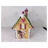 Ceramic Gingerbread House Cookie Jar