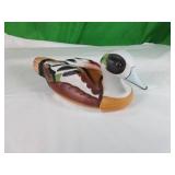 Hand-Painted Ceramic Duck Figurine