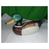Hand-Painted Ceramic Duck Figurine