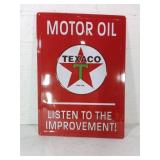 Texaco Metal Advertising Sign