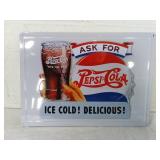 Pepsi Cola Advertising Metal Sign