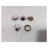 Five Assorted Rings