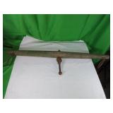 Double Ring Hitching Post with Mounting Arm