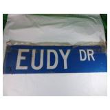 Eudy Dr Reflective Street Sign