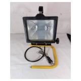 Portable Halogen Work Light on Stand