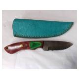 Damascus Steel Knife with Sheath