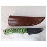 Handcrafted Damascus Knife with Sheath
