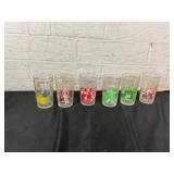6 Archie Comics Character Glass Tumblers