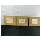 3 Framed Signed Lisi Martin Prints