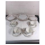Royal Rose Fine China 4-Place Setting Set