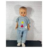 Baby Doll with Blue Outfit and Sleeping Eyes