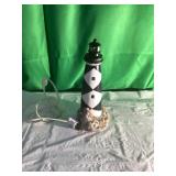 Black and White Lighthouse Table Lamp