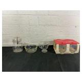Clear Glass Items, Including Luminarc Set