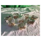 Eight Brass Napkin Rings