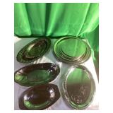 Silver-Plated Serving Trays and Bowls
