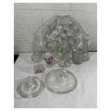 Clear Pressed Glass Tableware