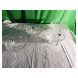 4 Gorham Crystal Bowls