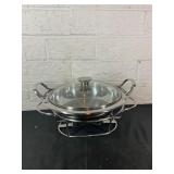 Stainless Steel Chafing Dish with Glass Lid
