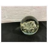 Glass Paperweight with Internal Design