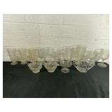 14 Cut Glassware Items