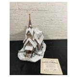 Lemax Lighted Porcelain Church with Accessories