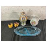 Decorative Ceramic and Glass Collectibles Lot