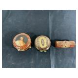 Three Decorative Jewelry Boxes