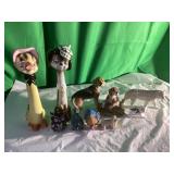 Ceramic and Resin Animal Figurines