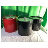 Three Made-in-USA Ice Buckets